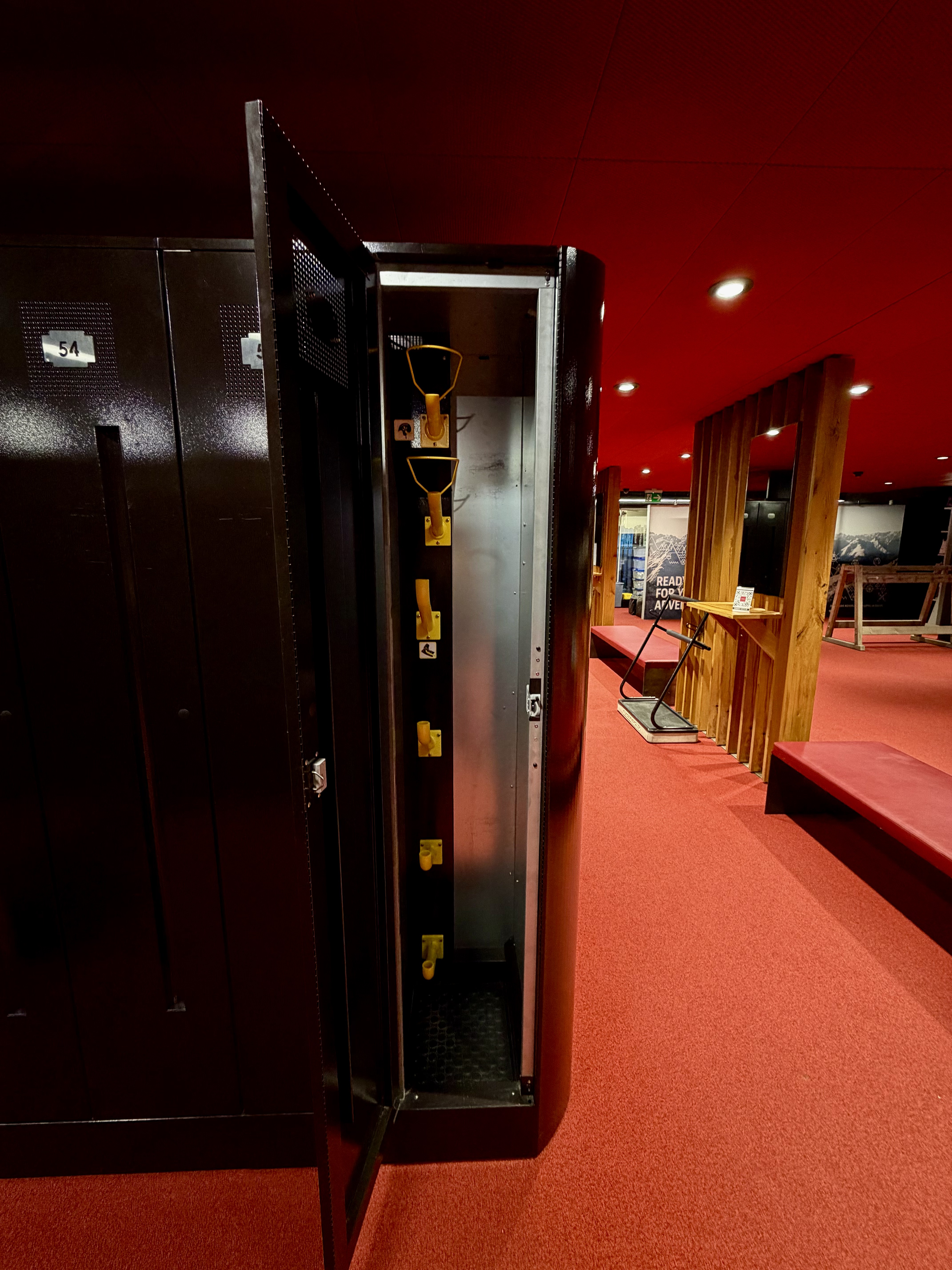 Garderobe & Umkleidebereich